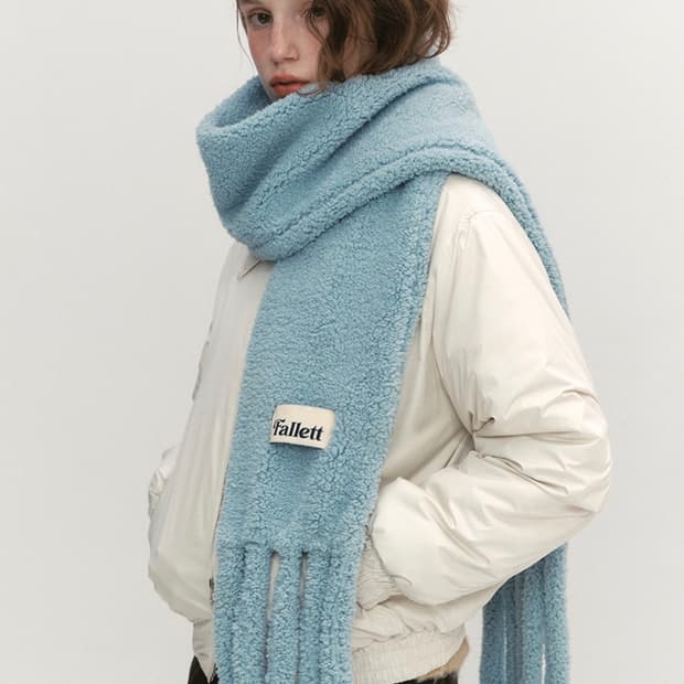 팔렛 부클레 머플러 블루