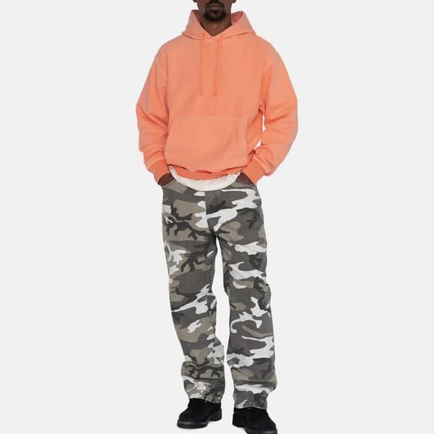 스투시 big ol jean 스노우 카모 32