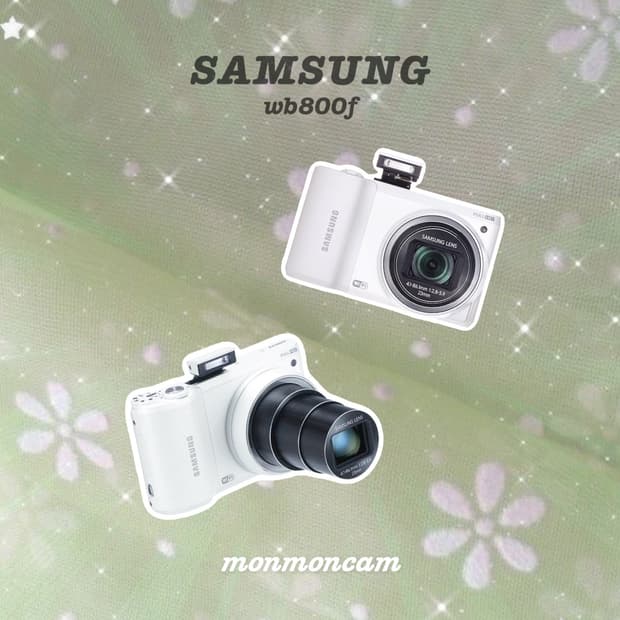 작례•현물🤍 삼성 WB800F Samsung 화이트 빈티지 디카