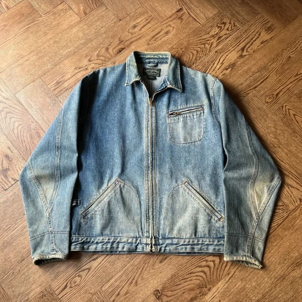 [L]90's 폴로 컨트리 Made in USA 91-B 타입 데님 자켓
