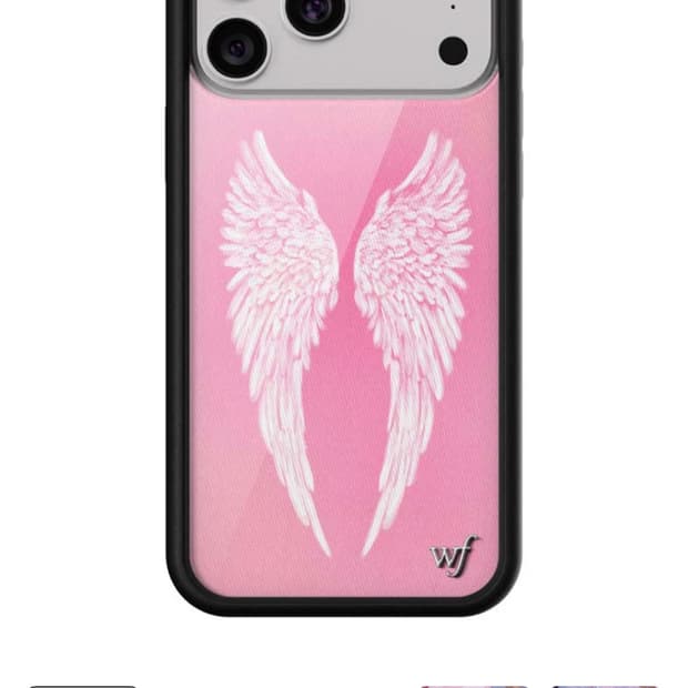Wildflower 와일드 플라워 아이폰 16 케이스 핑크 날개 새제품