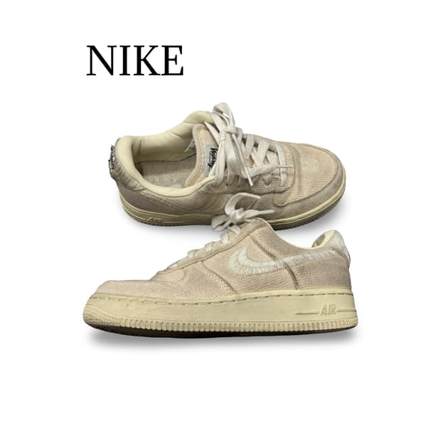 (235)NikexStussy Air Force 1 Low Fossil