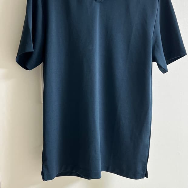 탑텐 남성 카라 티셔츠 네이비 100