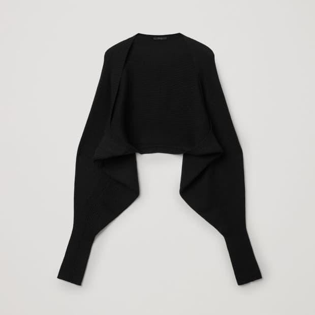 cos 메리노 울 하이브리드 가디건