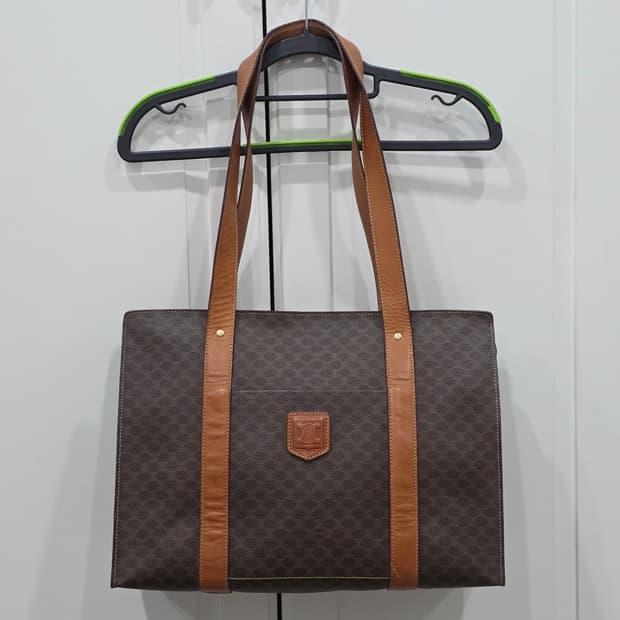 셀린느 빈티지 마카담 브라운 숄더백 쇼퍼백(주우재백)