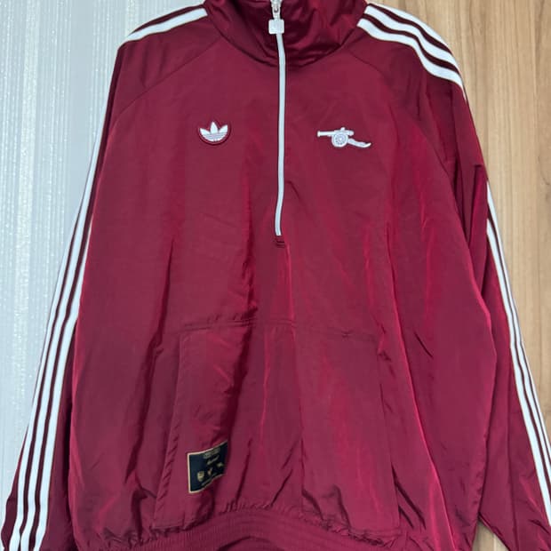 아스날 아디다스 테라스 아노락 하프집업