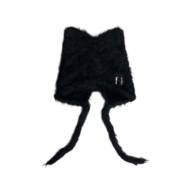 Newalrin Fur knit Cat Hat