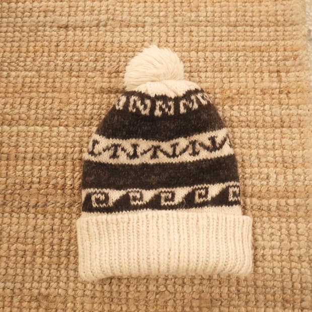 준야 와타나베 니트 롱 비니