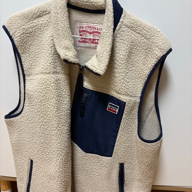 리바이스 플리스 조끼