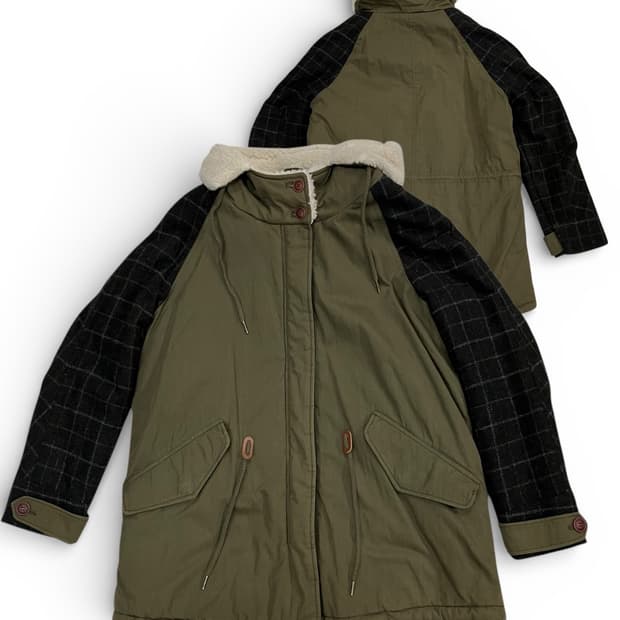 써스데이 아일랜드 빈티지 퀼팅 야상 패딩 S