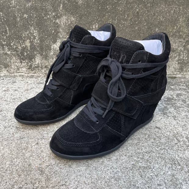 [37] ASH 스웨이드 웨지힐 스니커즈 (240)