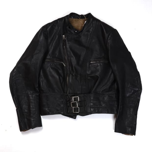 70’s Vintage German Leather Rider Jacket