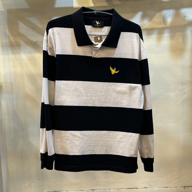 와릿이즌 what it isnt 흑백 스트라이프 긴팔 S