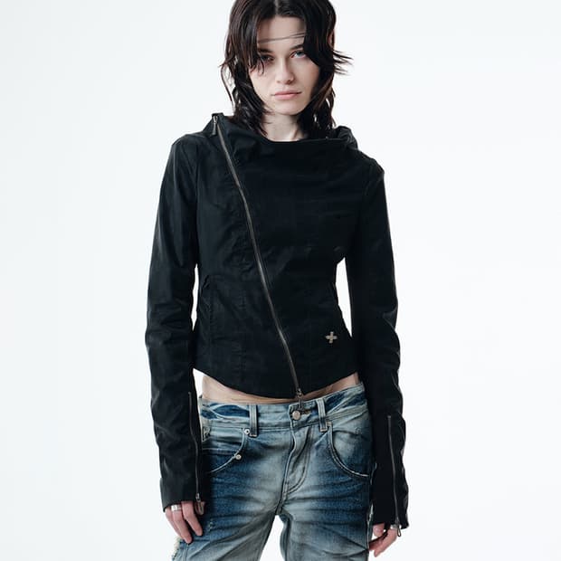 2000 아카이브스 KAEL DRAPED JACKET (BLACK)