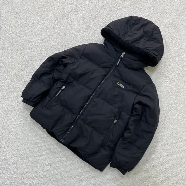 120 내셔널지오그래픽 키즈 양면 패딩 0317M