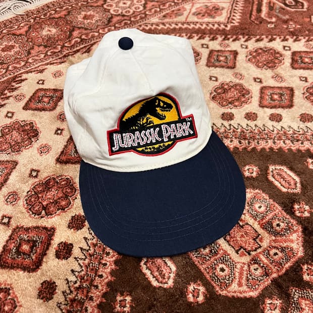 90s vintage 쥬라기공원 볼캡 모자