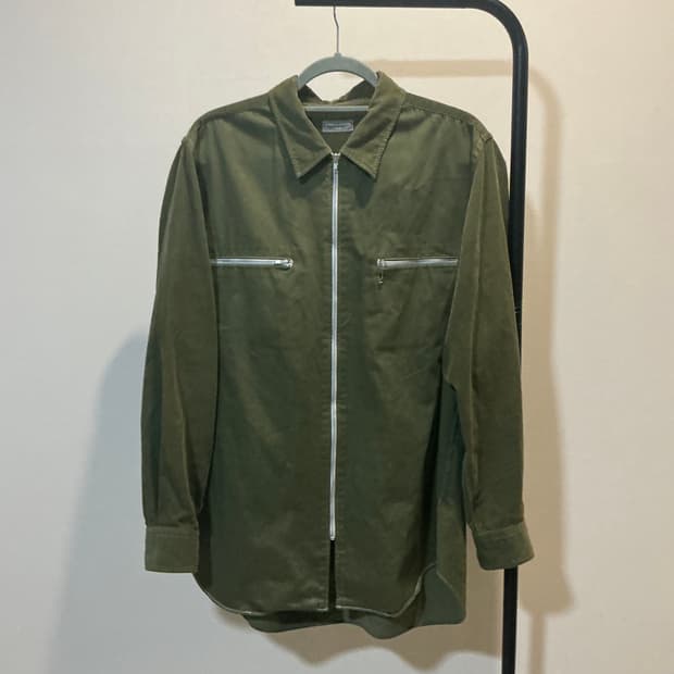 꼼데가르송 다나카 옴므 2002 벨벳 코듀로이 셔츠 자켓