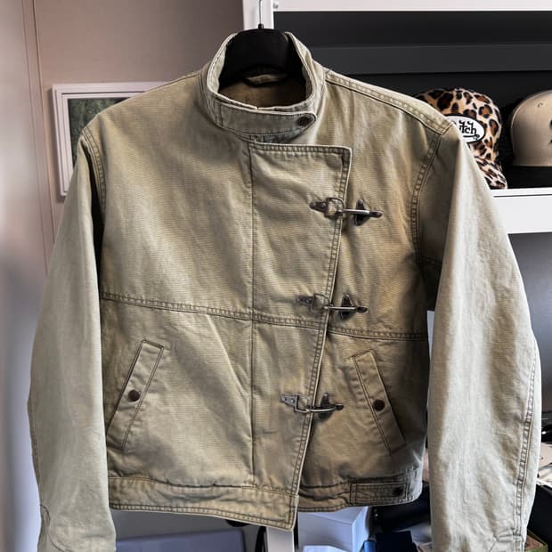 크롭 베이지 자켓