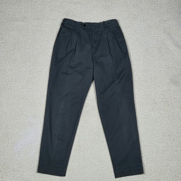 [알레그리] 코튼 스판 뒷밴딩 턱 팬츠 | 00257