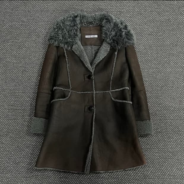 앤클라인 램스킨 양털 무스탕 v1089