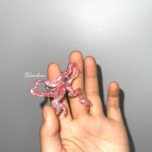 Babypink 🎀Bow ring🩰