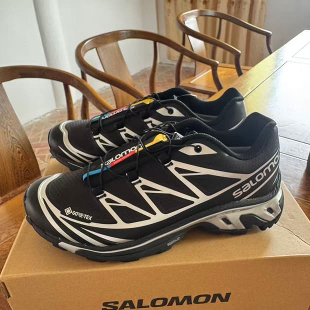 살로몬 XT-6 고어텍스 블랙 실버 285mm