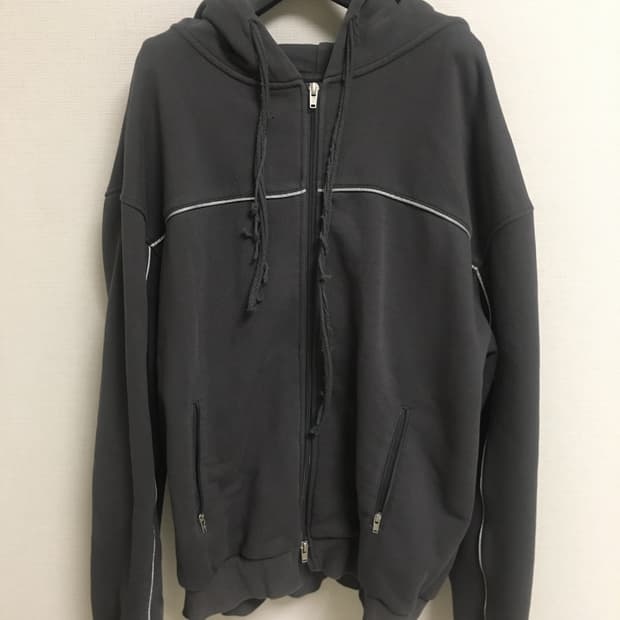 마뗑킴 후드집업 차콜