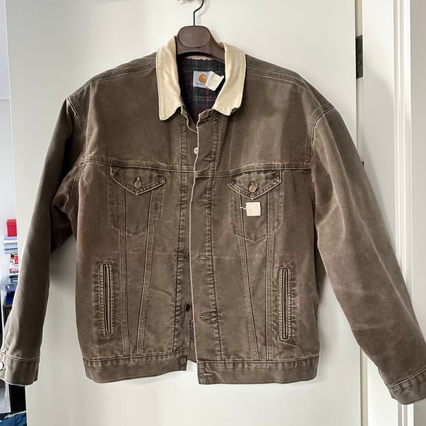 칼하트 J10 트러커 자켓 브라운 2XL