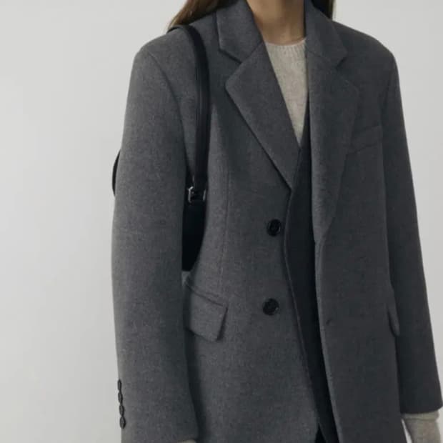 던스트 헤비 울블레이저 코트