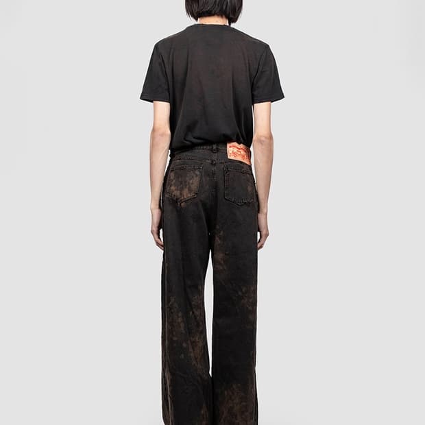 EGONLAB 블랙 베기 데님 판매합니다.