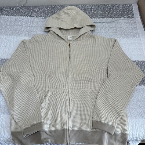 카키스 와플 집업 (XL)