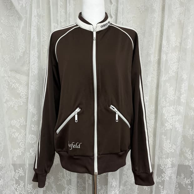100)아디다스 00s 초코브라운 대장 져지 시펠드 트랙탑