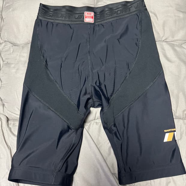 마틴로즈 로고 사이클링 반바지
