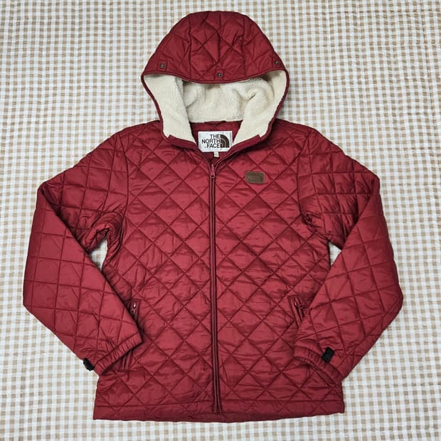 노스페이스 퀼팅 후드집업 자켓 남자100