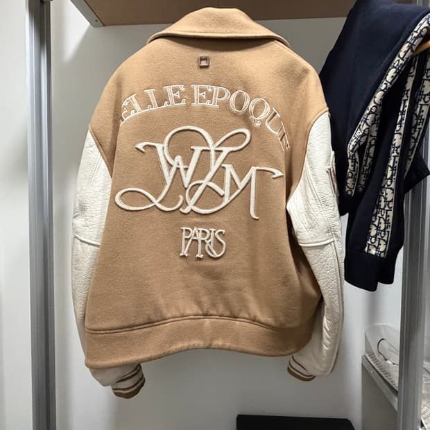 {새상품급/48size} 우영미 바시티 자켓 베이지