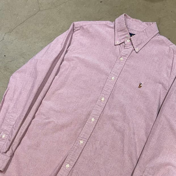L 폴로랄프로렌 핑크 클래식핏 셔츠