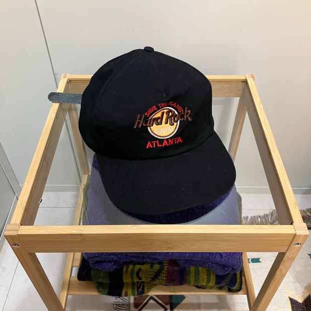90s hardrock 하드락카페 5패널 볼캡 ATLANTA