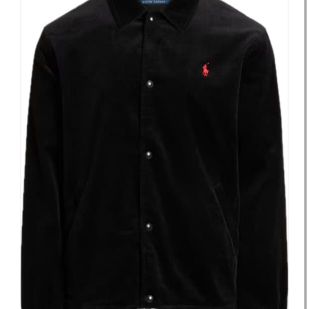 폴로 랄프로렌 코듀로이 코치 재킷 정가 40