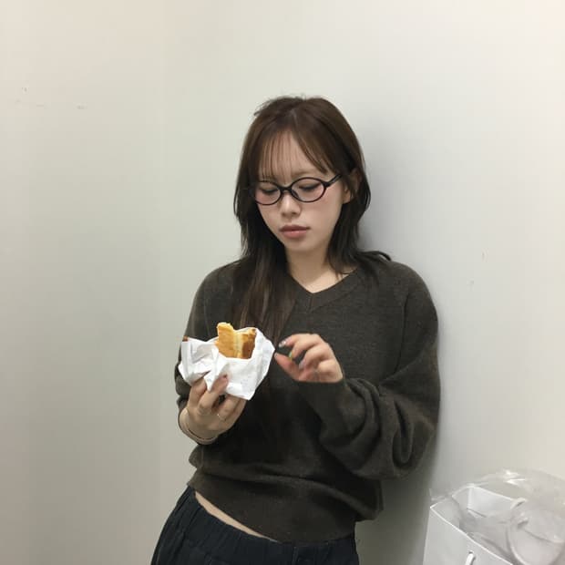 아워캐비넷 mena wool knit (brown)