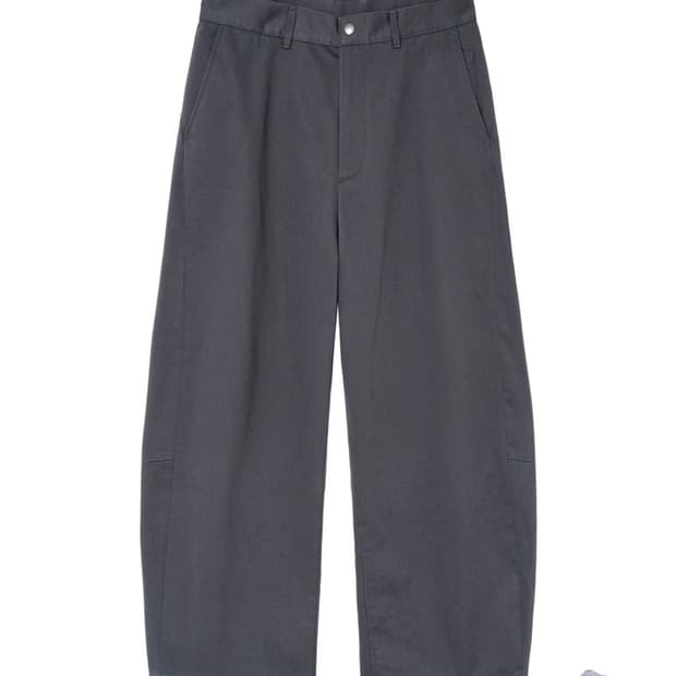 해칭룸 커브드 치노팬츠 블랙 