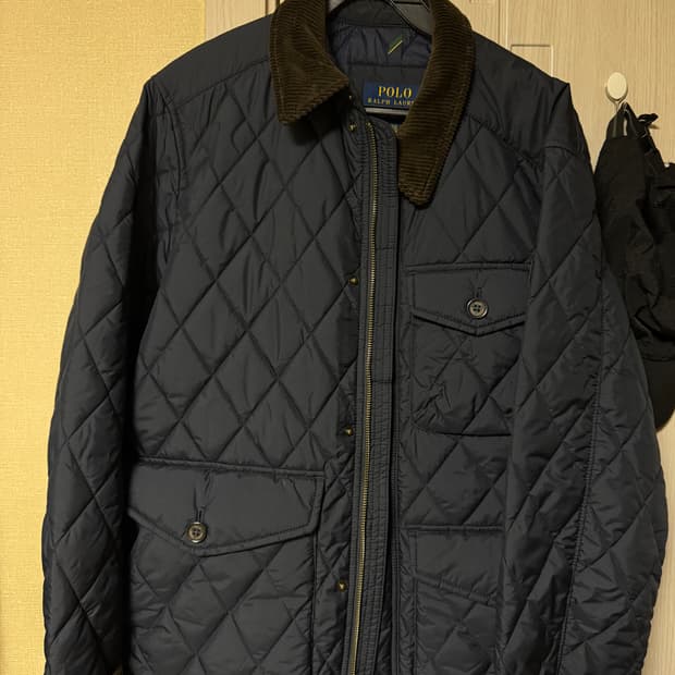 25FW 폴로 퀼팅자켓 네이비 M