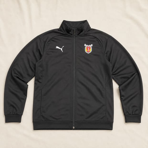 L)푸마 K리그 제주 유나이티드 FC 엠블럼 블랙 트랙탑 져지 집업
