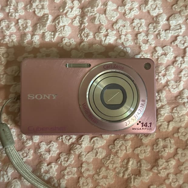 즉시 사용 가능! 소니 DSC-W350 핑크 빈티지 디카 디지털카메라