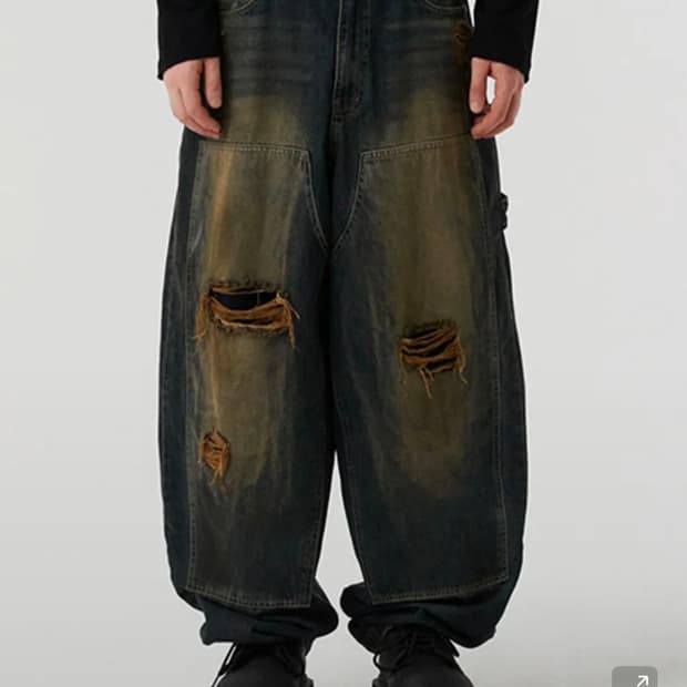 DNSR x 주앙옴프 카펜터 배기데님팬츠