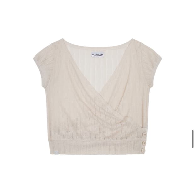 뚜오미오 tuomio layered bolero beige