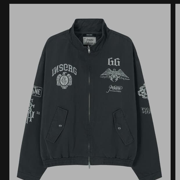 인세인개러지 해링턴 자켓 차콜