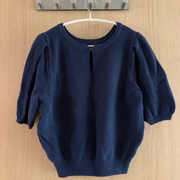 문달 Charites knit in navy