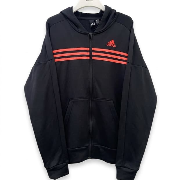 아디다스 폴리 후드집업 [MEN M]