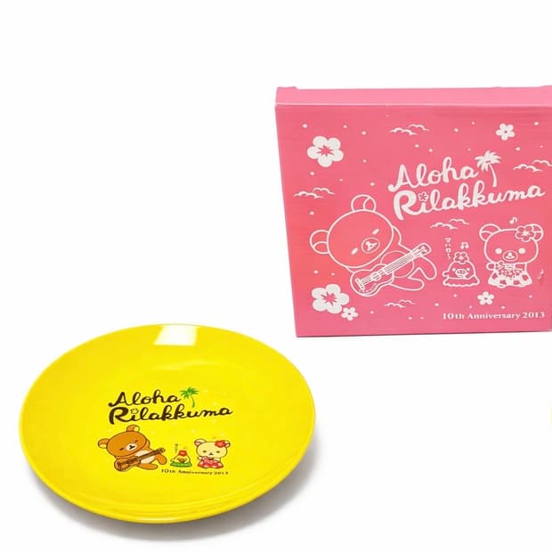 ✨ 리락쿠마 Aloha 한정판 접시 세트 (10주년) ✨