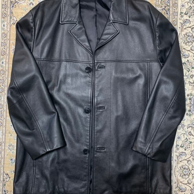 00s 레더카코트 올드갭